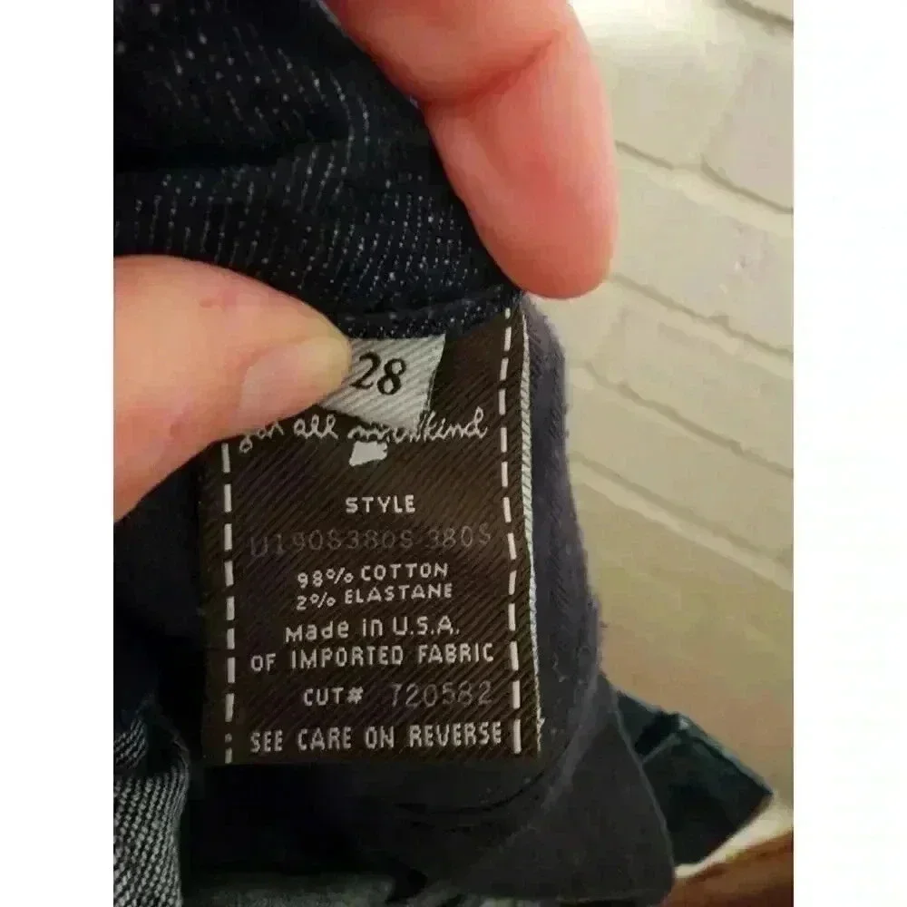 7 for all mankind Women's Jeans 28x33 - Picture 3 of 5